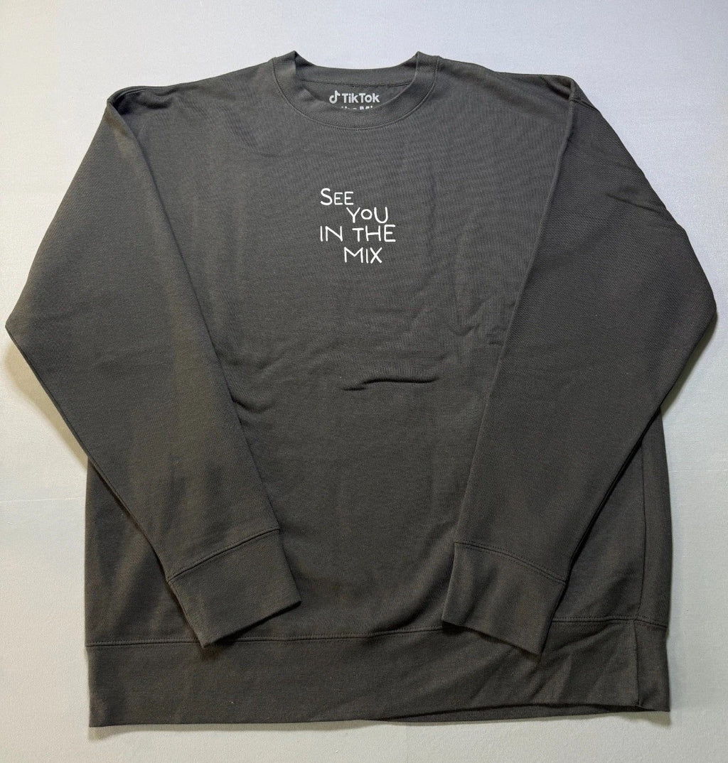NWT TikTok See You In The Mix T-Shirt Men's XL Black Graphic Print Short Sleeve