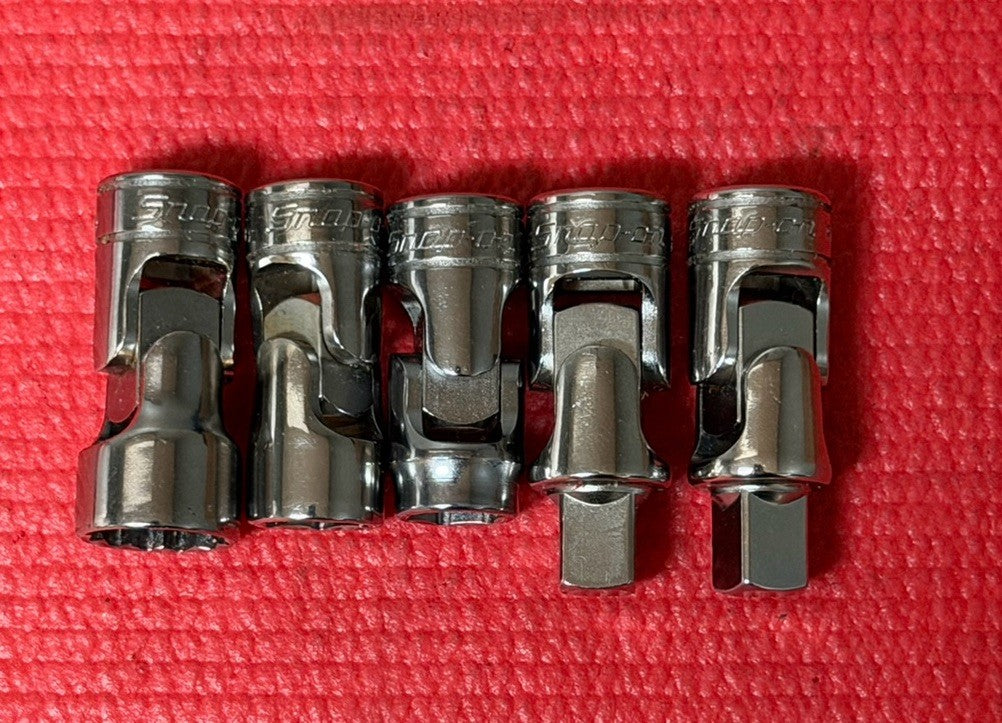 NEW Snap-On Tools 5PC 3/8" Drive SAE Universal Swivel Socket Set Made in USA