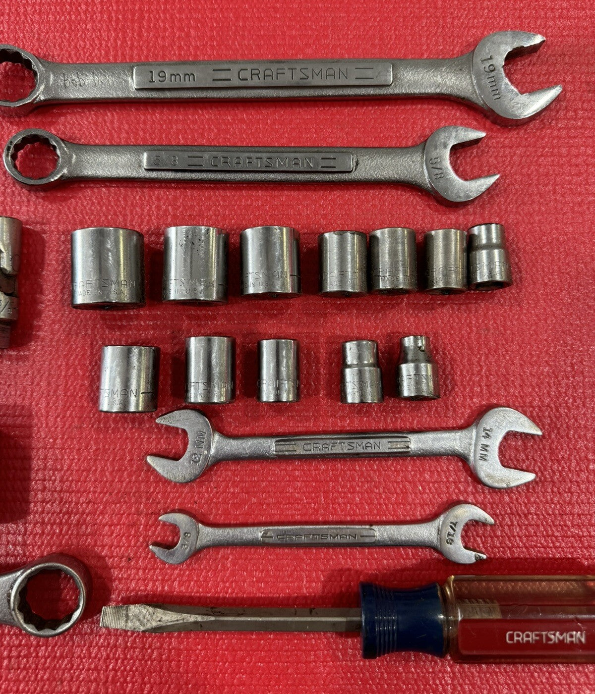 Vintage Lot of 30 USA Tools- Mac,S-K,Craftsman,Proto,NewBritain,Billings