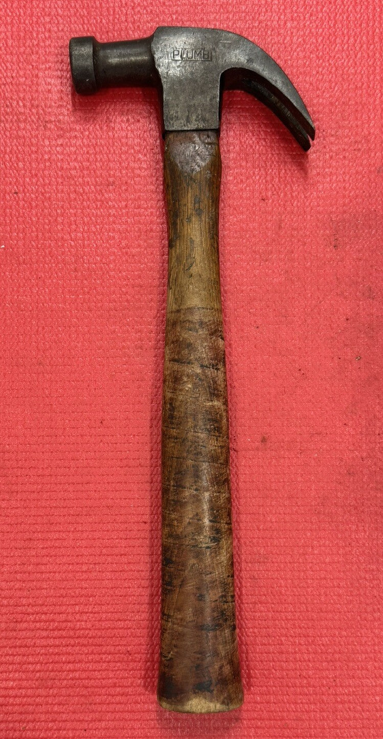 Vintage PLUMB Claw Hammer 13” Long Made In USA
