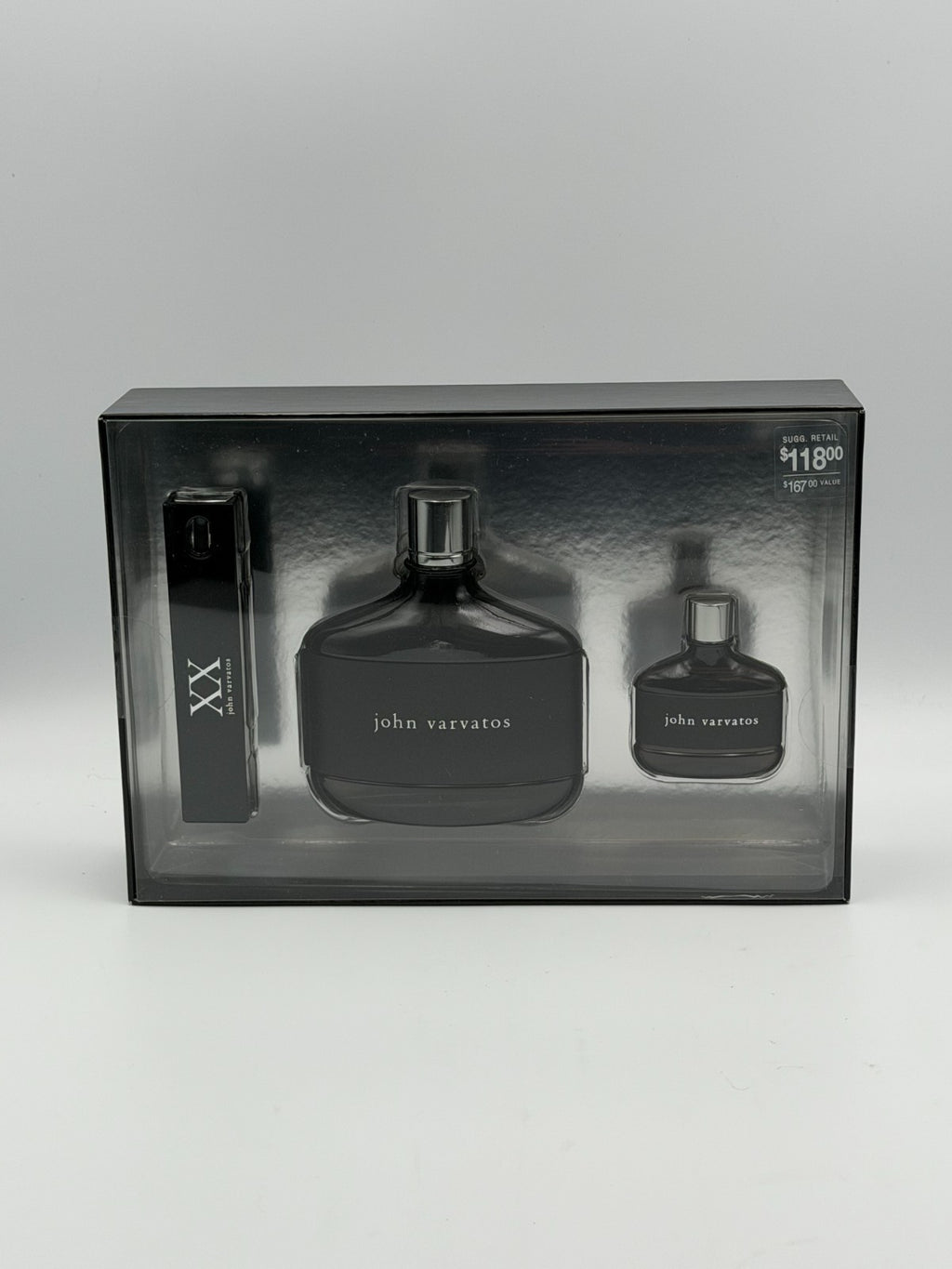 John Varvatos XX 3 Piece Gift Set Men's EDT Fragrance Spray - 4.2 Oz & 0.57 Oz
