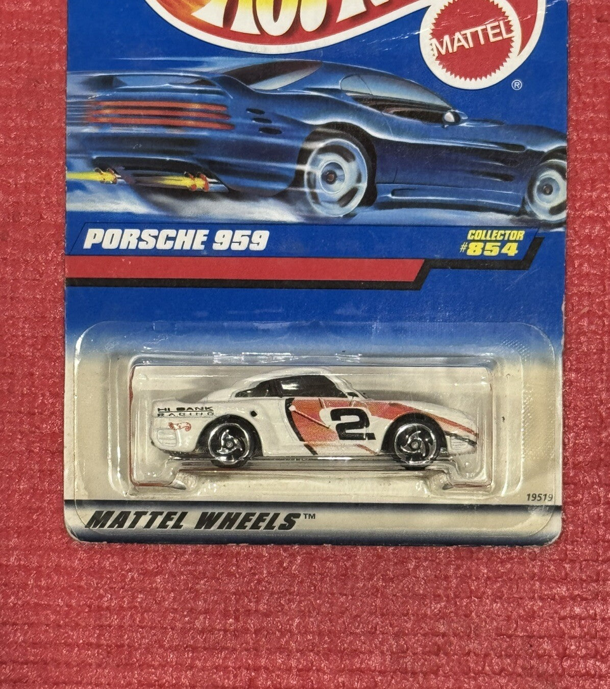 NEW Hot Wheels Collector #854 1998 Porsche 959 Mattel Wheels