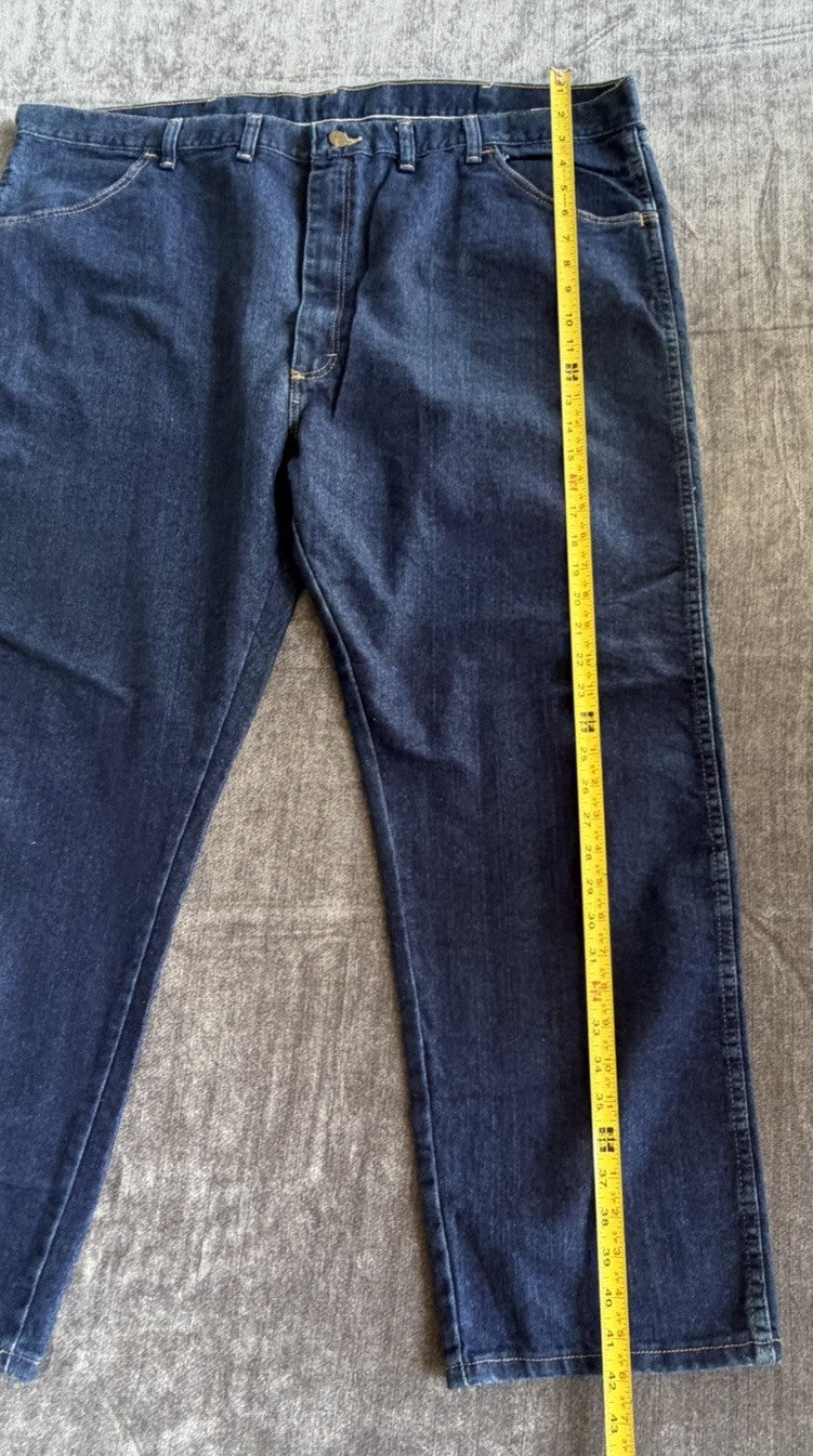 Basic Editions Regular Fit Flex Men’s 46W X 29L Denim Blue Dark Jeans NWT