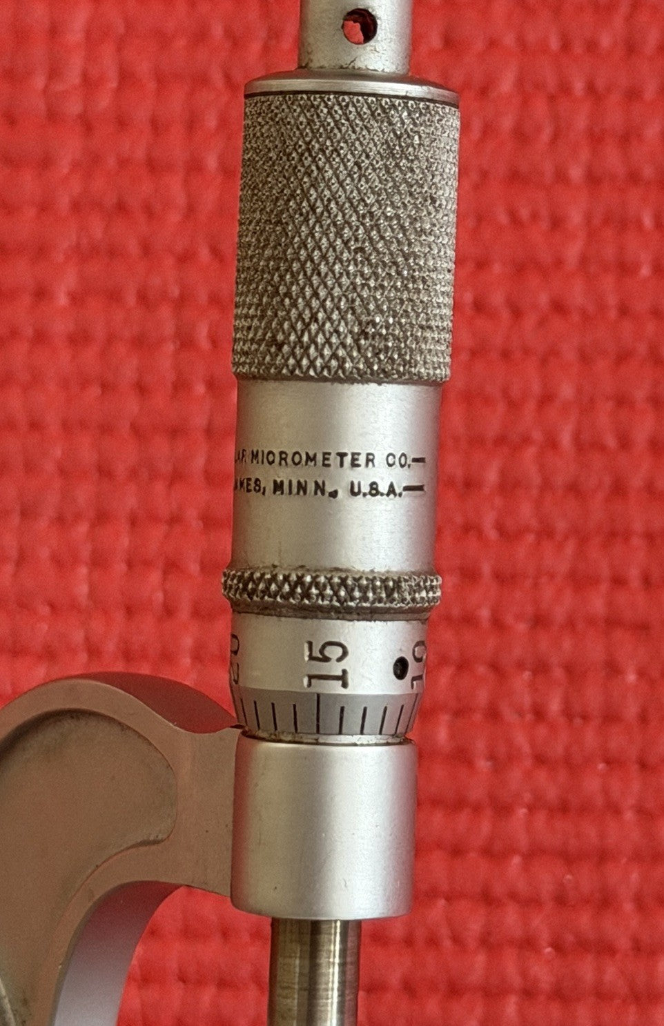 Tubular Micrometer Co. 1”-2” Inch Outside Micrometer Made In USA