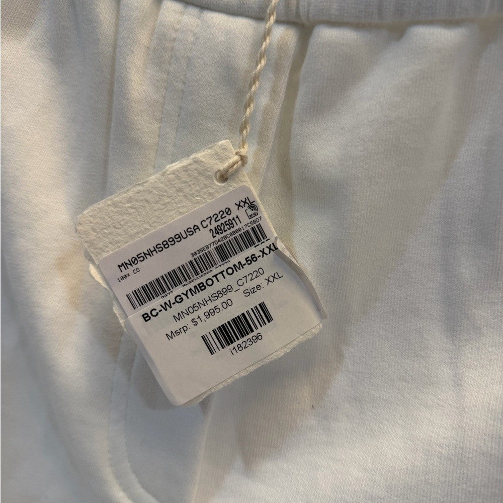 Brunello Cucinelli Monil Chain White Joggers