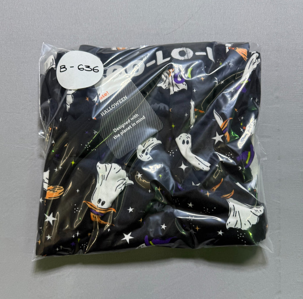 Way to Celebrate Halloween Theme Printed Sleep Pants Women XS Black Relaxed Fit