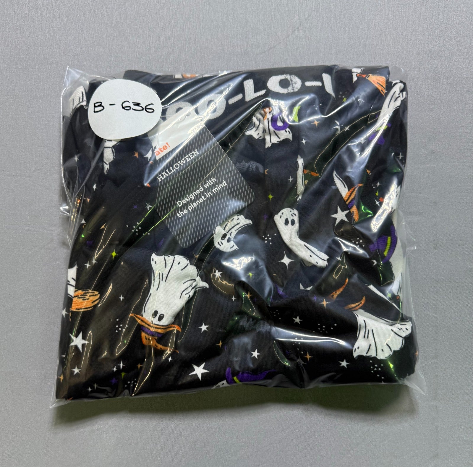 Way to Celebrate Halloween Theme Printed Sleep Pants Women XS Black Relaxed Fit