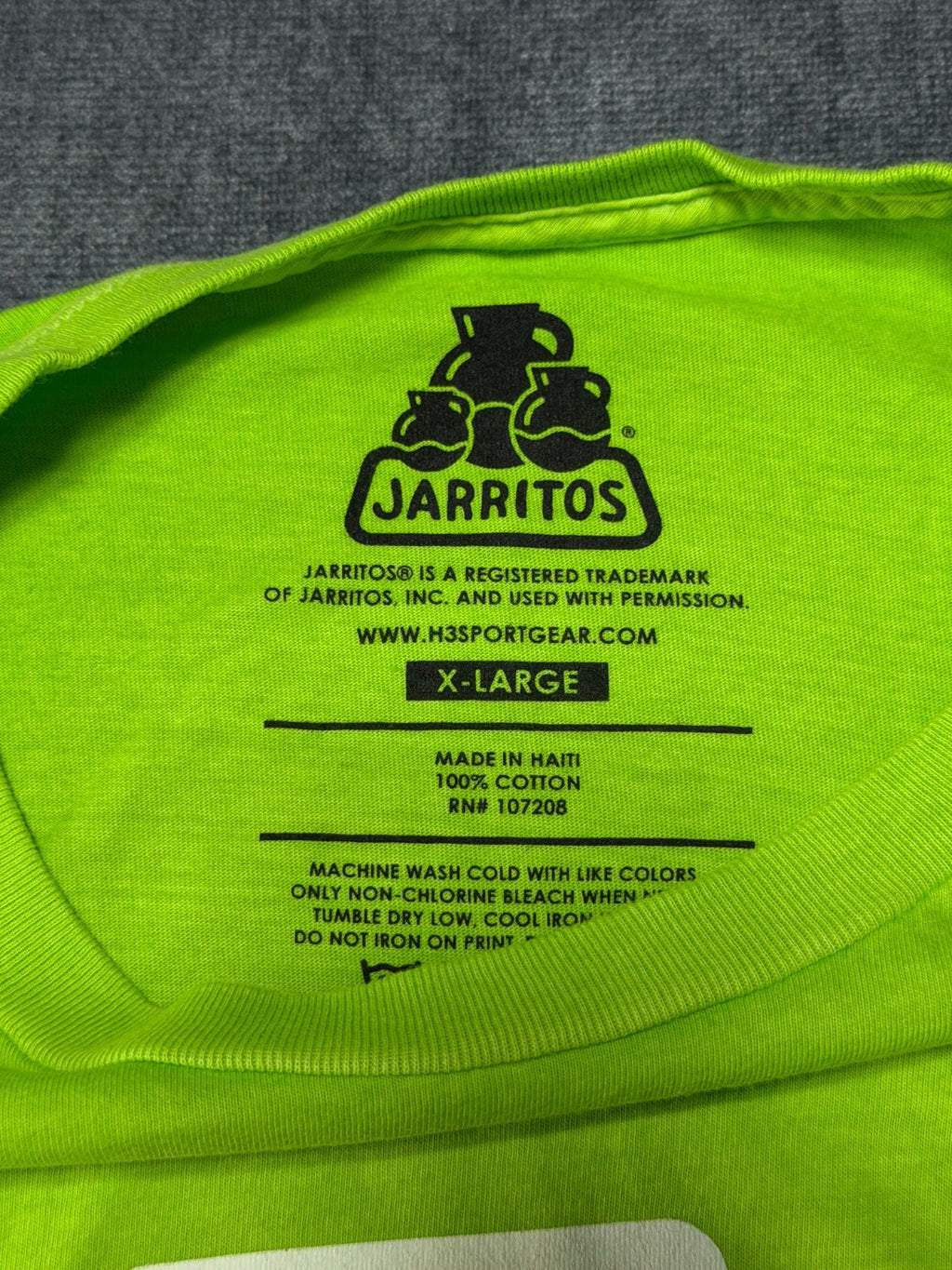 Jarritos Soda Mexican Soft Drink Graphic T-Shirt Men's XL Green Short Sleeve