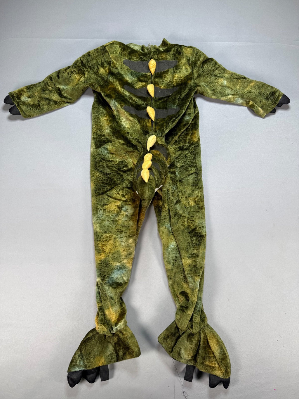 New Spooktacular Creations Dinosaur Costume Toddler 3T Green T-Rex Plush Toy Egg