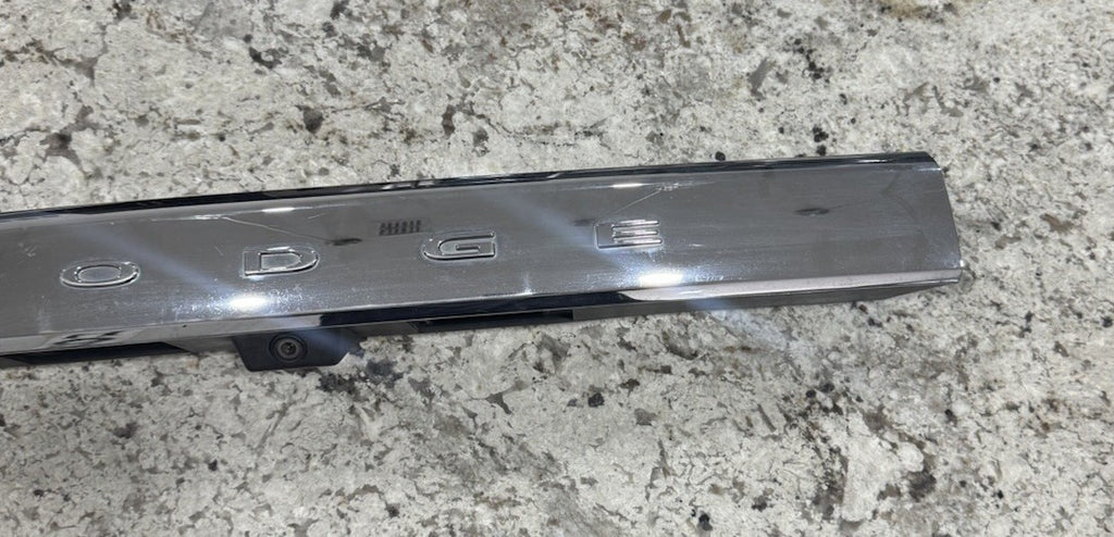 2011 2012 2013 DODGE DURANGO OEM CHROME TRUNK MOLDING TRIM GARNISH WITH CAMERA