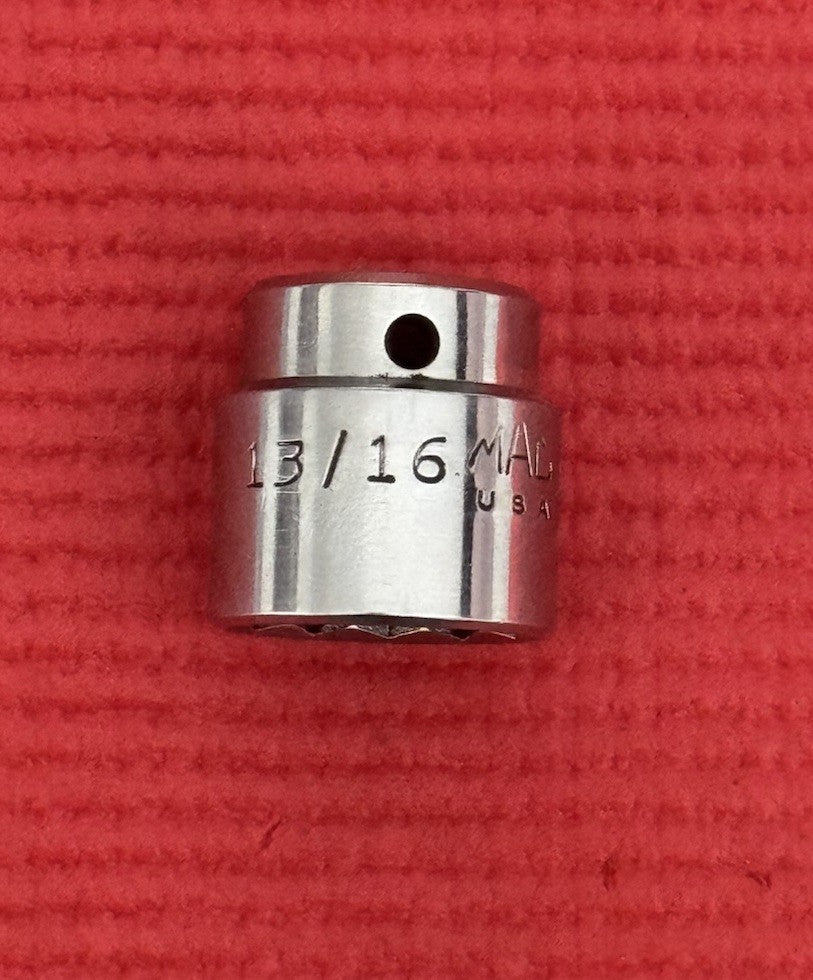 MAC TOOLS X262, 3/8" DRIVE, 13/16" SOCKET, SHALLOW, 12 POINT.