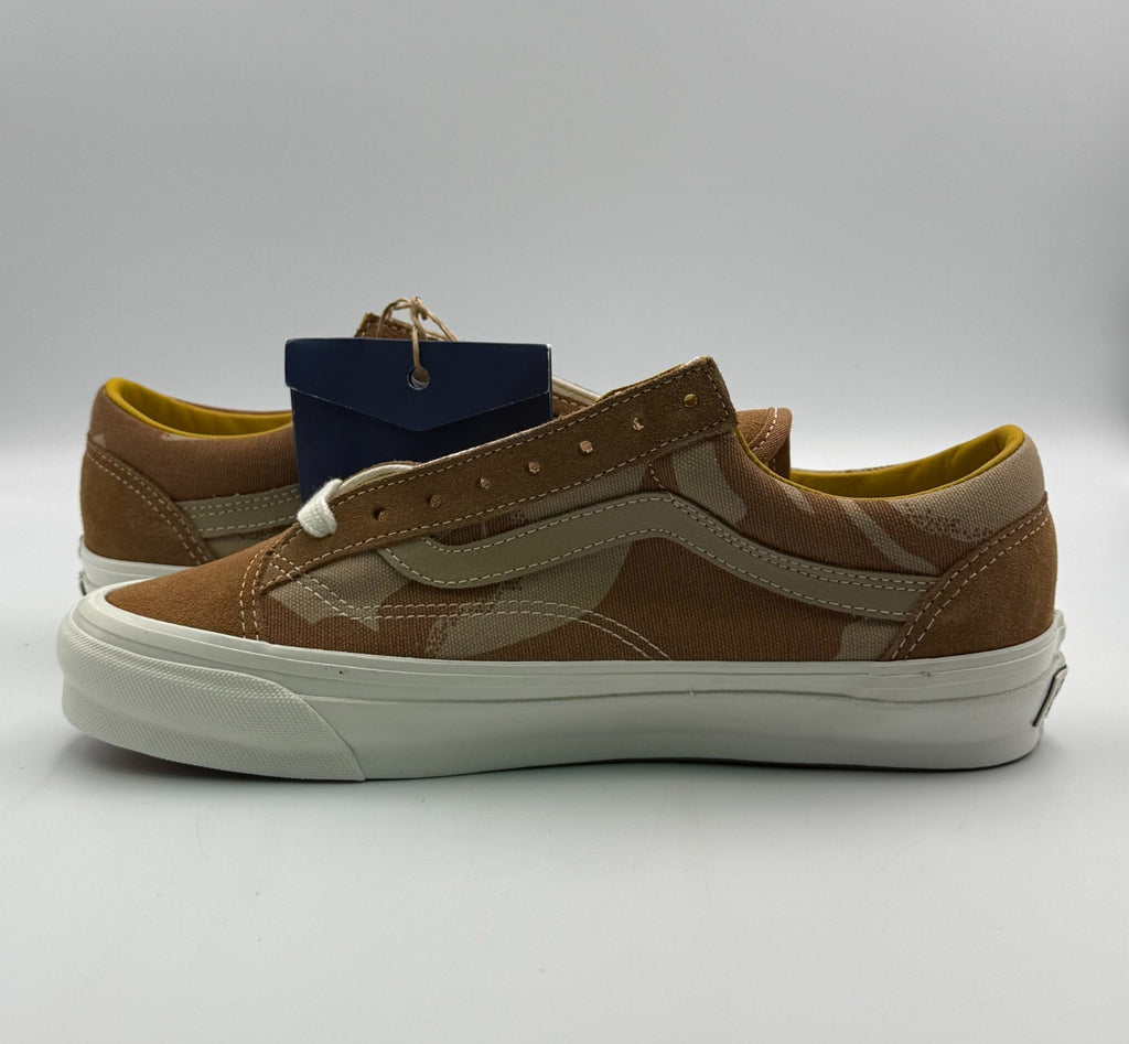 Vans Lx Old Skool 36 Sneakers Men's 7.5 Desert Chipmunk Camo Suede VN000D9RF06
