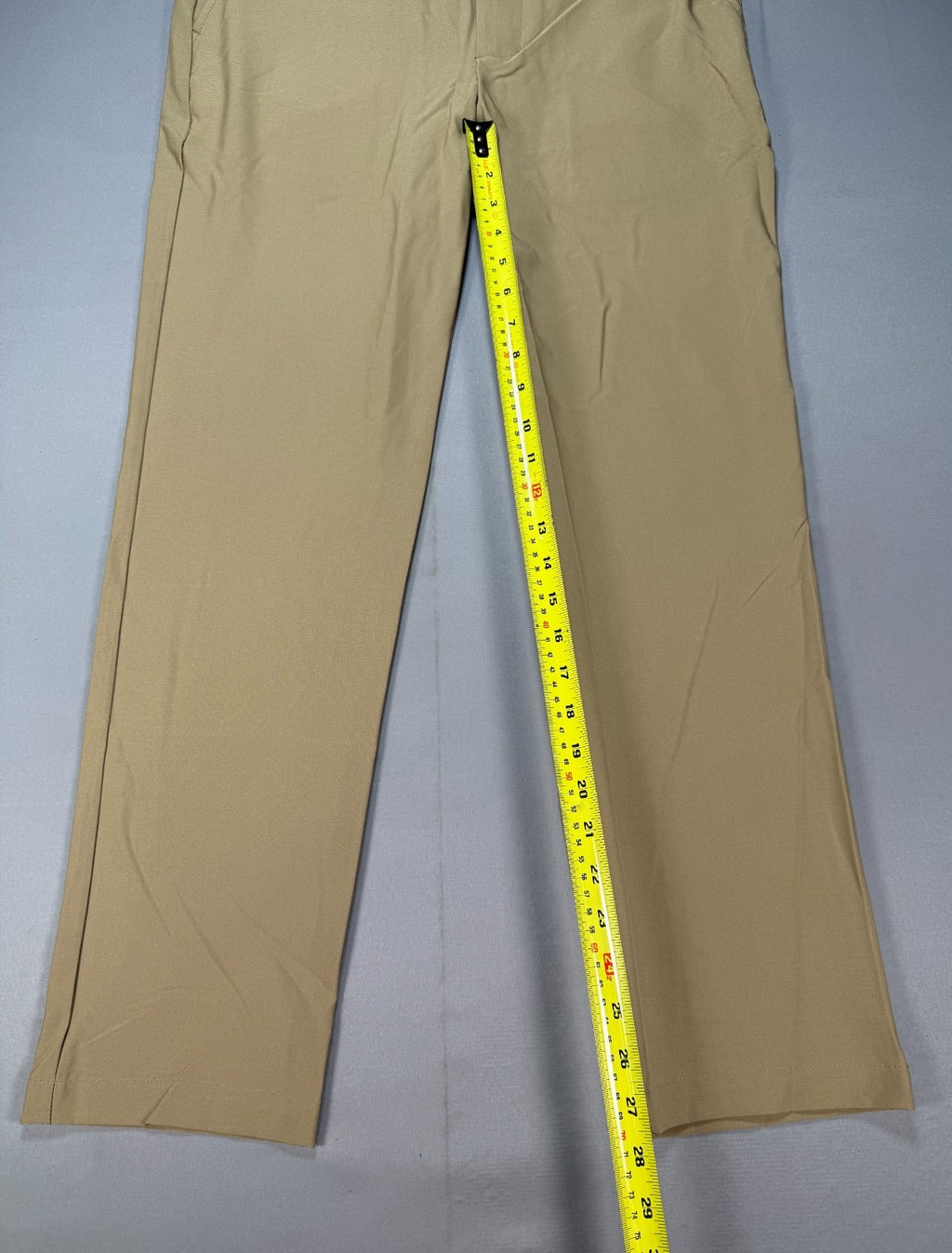 Birdie Bound Golf Chino Pants Men's 32x30 Khaki Flat Front Stretch Performance