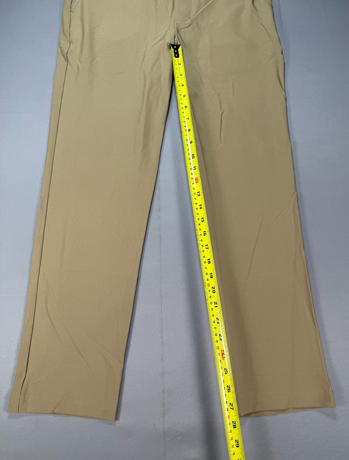 Birdie Bound Golf Chino Pants Men's 32x30 Khaki Flat Front Stretch Performance