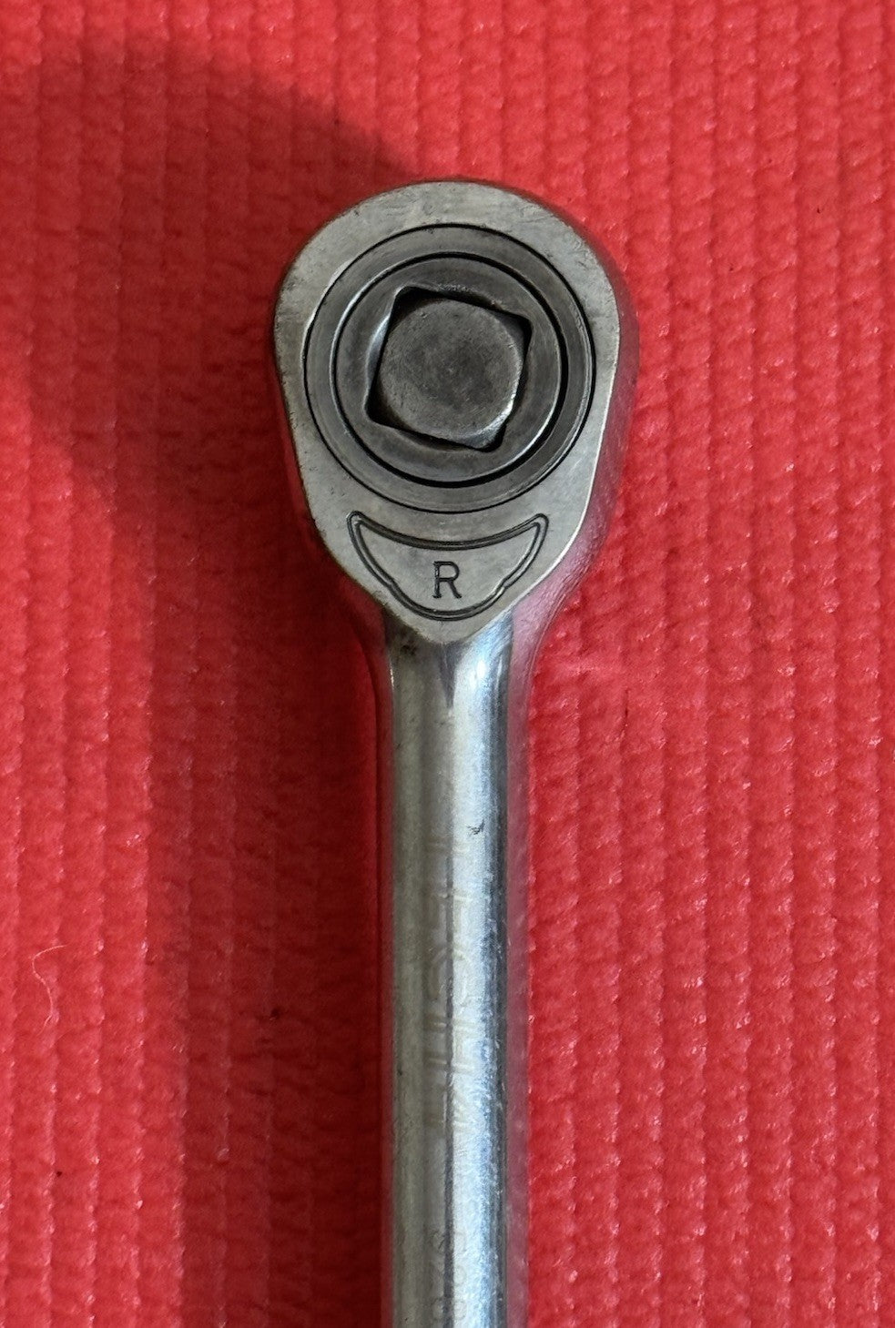 Vintage Chrome Molybdenum 1/2” Drive Reversible Ratchet Very Rare