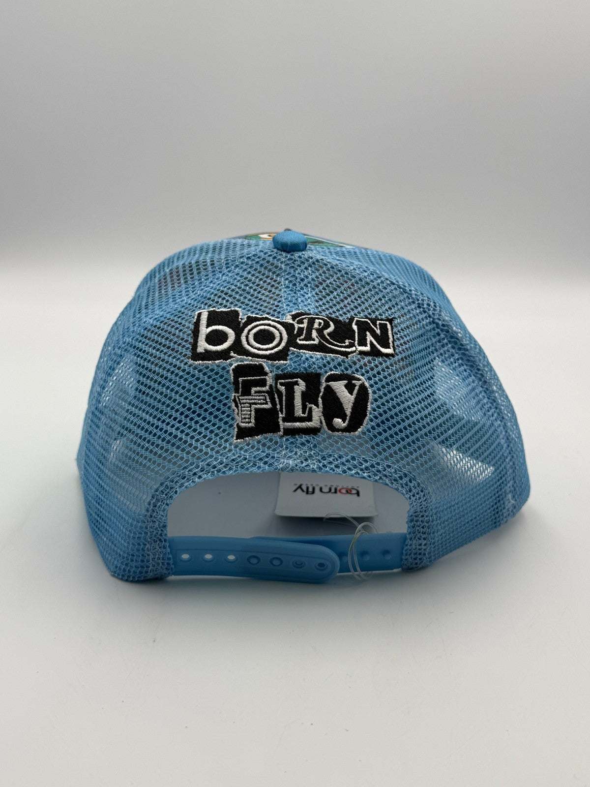 Born Fly Flat Bill Baseball Hat Men Colorful Ransom Mesh Adjustable Snapback Cap
