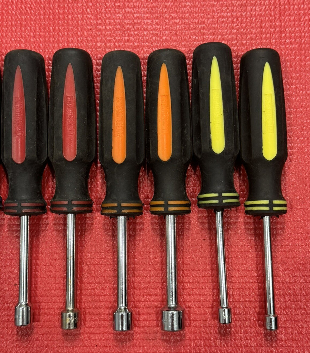 Pittsburgh Tools 10 PC SAE & Metric Hollow Shaft Nut Driver Set