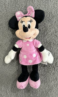 Disney Minnie Mouse 11" Plush Pink Doll | Stuffed Toy Authentic Disney Nice!!