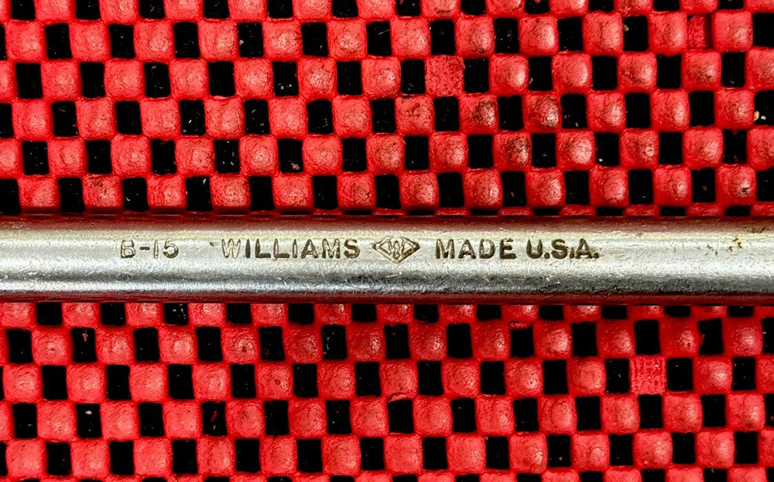 Vintage Williams Tools B-15 3/8" Drive Speed Wrench Made In USA N3
