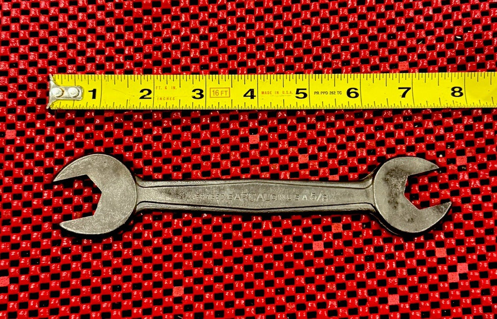 Vintage Barcalo Tools 5/8" X 3/4" Open End Wrench Made in USA N1