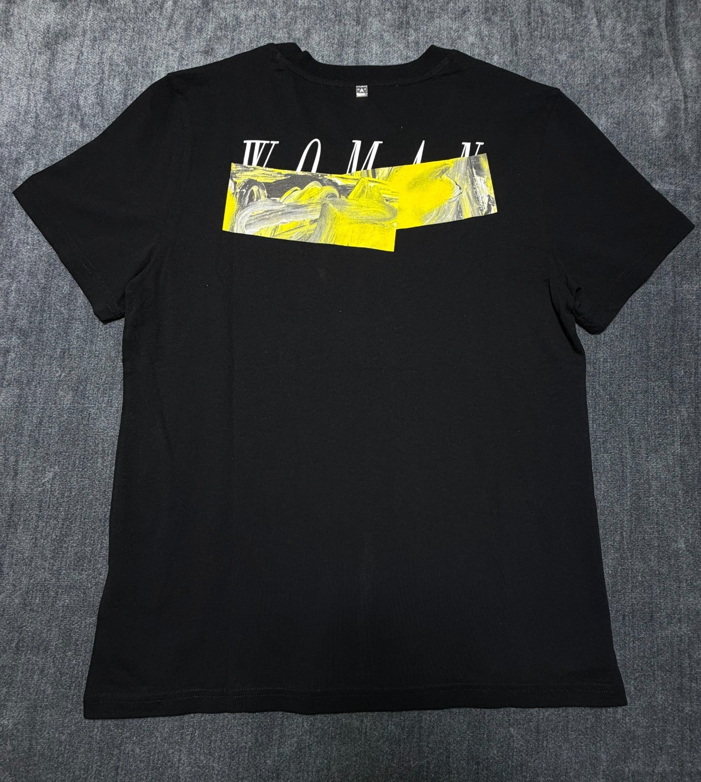 NWT Off-White Graphic T-Shirt Men's XL Black Short Sleeve Crew Neck 100% Cotton