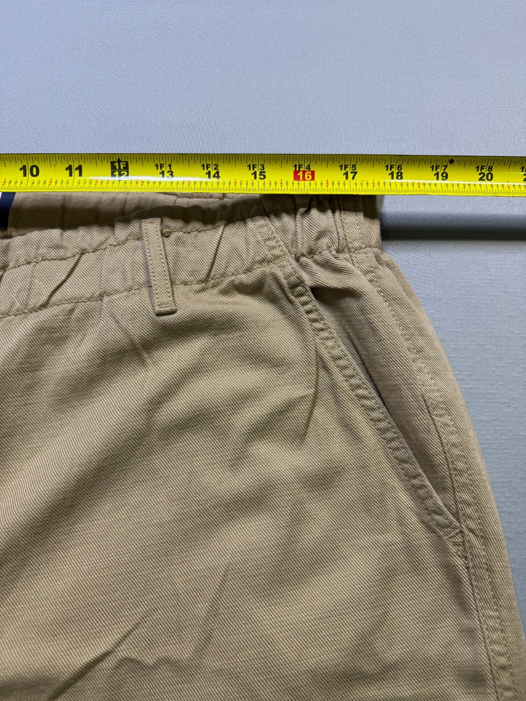 Gap Relaxed Fit Straight Leg Easy Twill Pant Women's XL Beige Flat Front Preppy