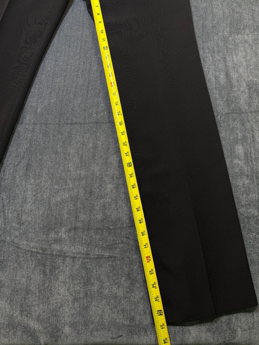 NEW Off-White Seasonal Pants Black Buckle Dry Wool Slim Men's Size 52   $1317.00