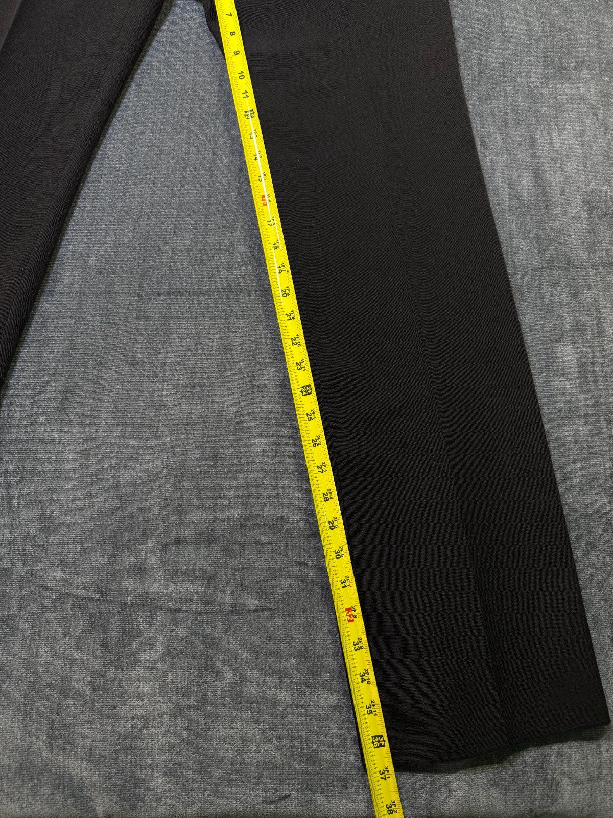 NEW Off-White Seasonal Pants Black Buckle Dry Wool Slim Men's Size 52   $1317.00