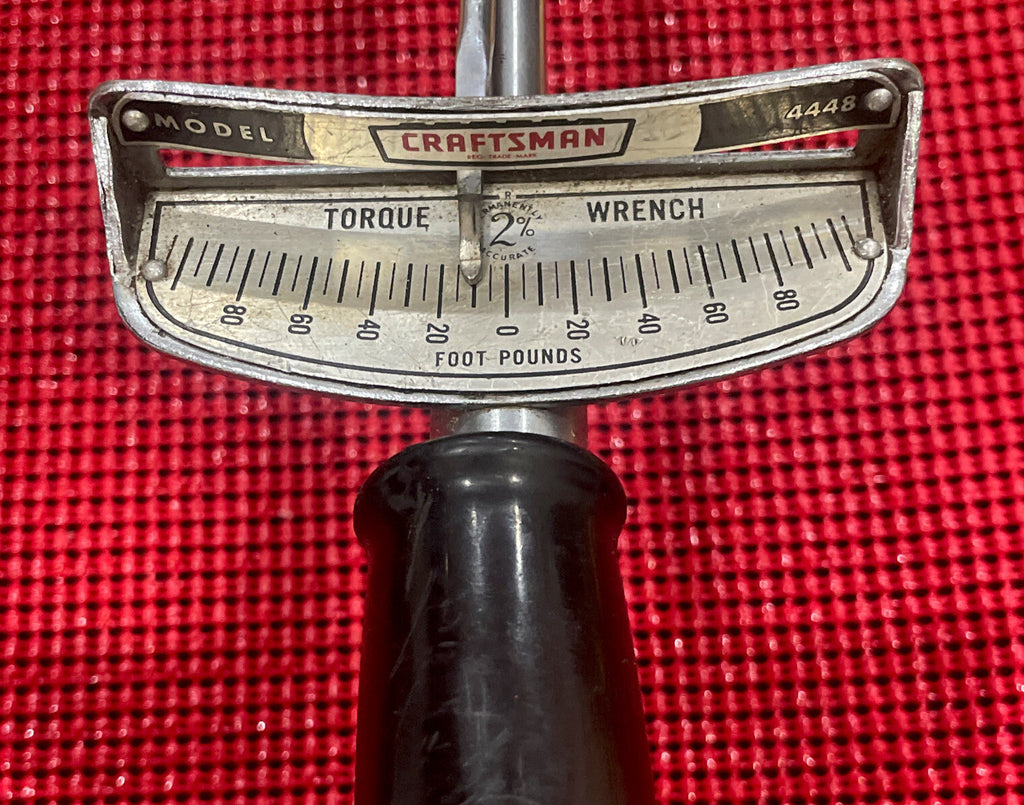 Vintage Craftsman 4448 Torque Wrench Sturtevant MADE IN USA  M3