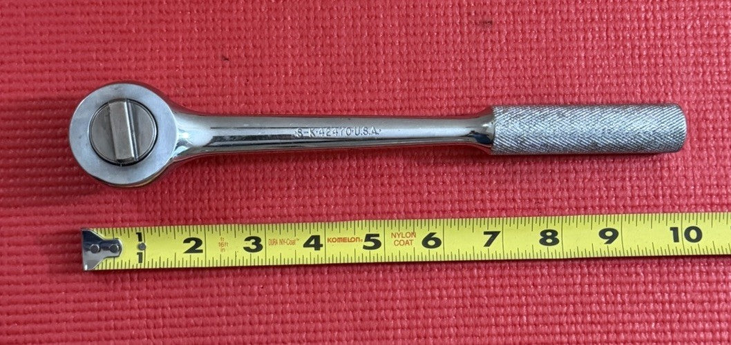 Vintage S-K Tools 42470 1/2" Drive Chrome Ratchet  Made in USA