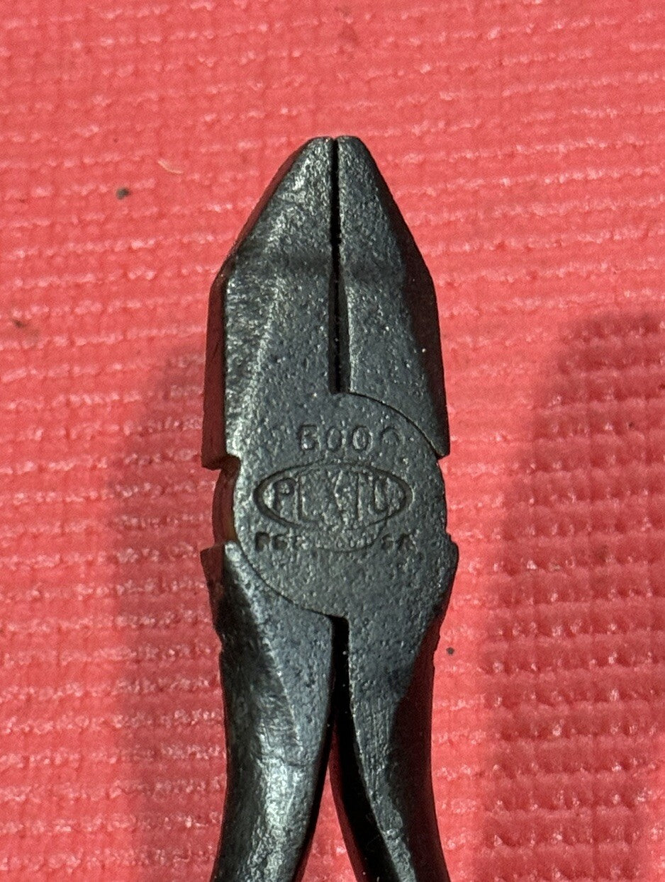 Vintage PEXTO Tools 500  6” Lineman's Pliers Lineman P.S & W Knurled Made In USA
