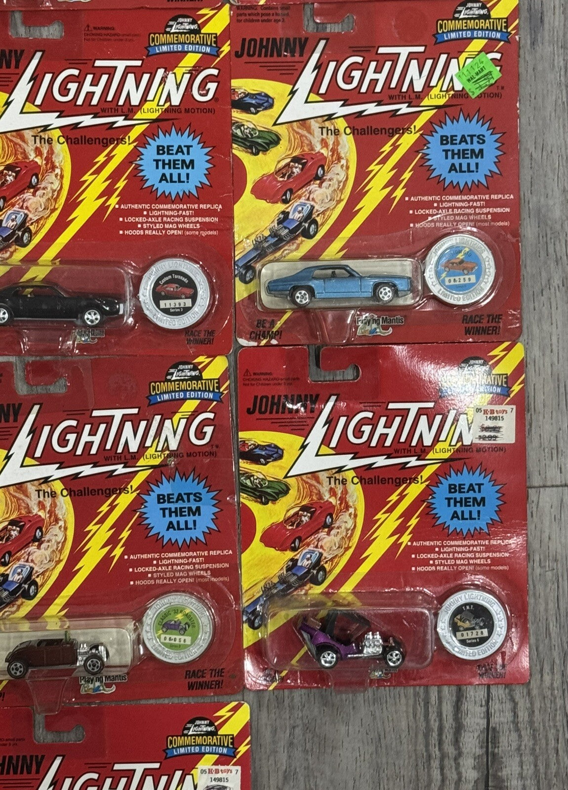 Johnny Lightning Commemorative Series NEW 1994 1995 -SET of 19Pc Limited Edition
