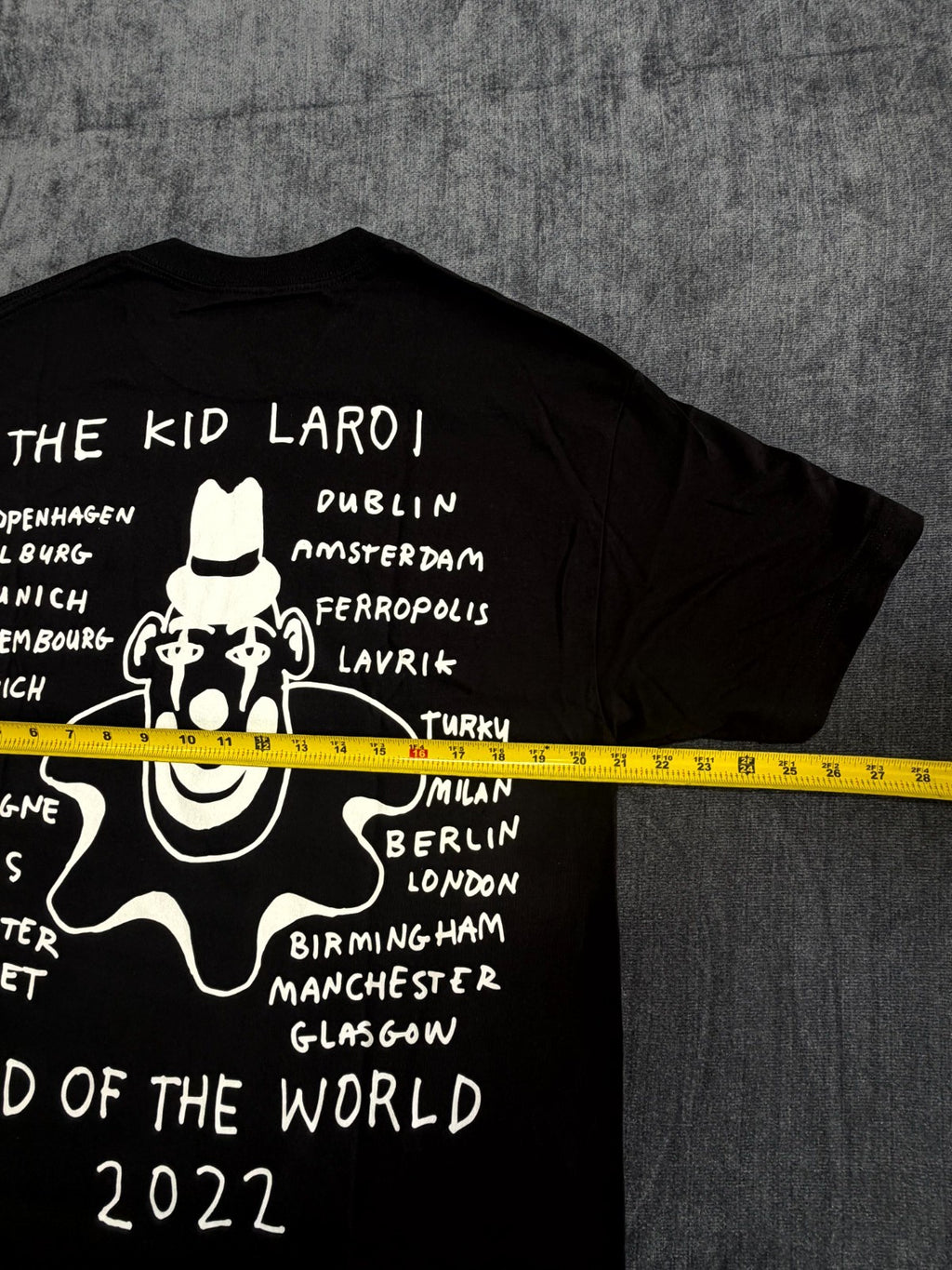 NWOT TKL 2022 EOWT Sketch T-Shirt Men's Large Black Graphic Print Short Sleeve