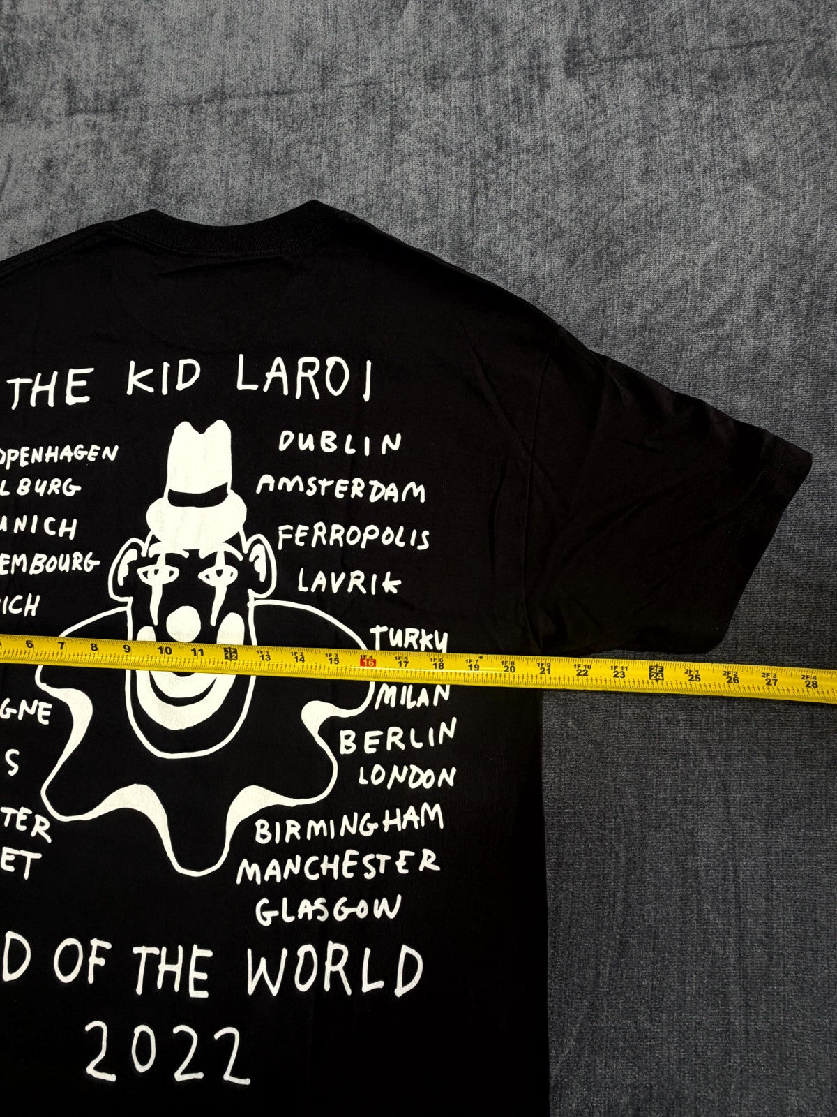 NWOT TKL 2022 EOWT Sketch T-Shirt Men's Large Black Graphic Print Short Sleeve