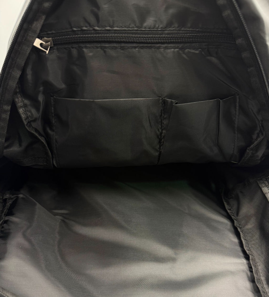Avalanche Outdoor Supply Co Backpack Black Yellow Hiking Travel School Rucksack