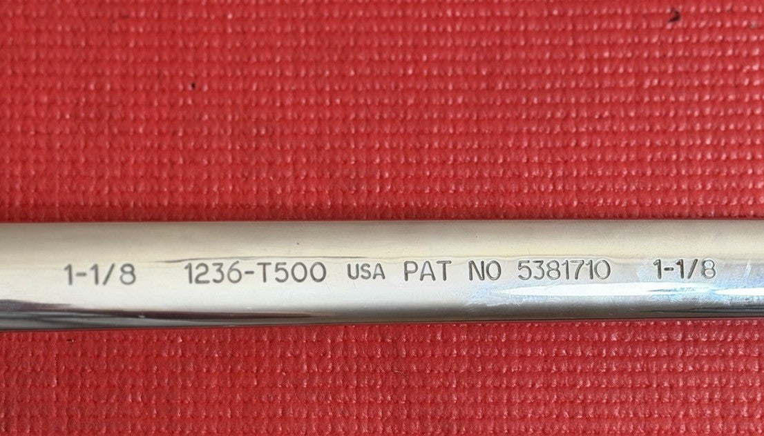 Proto 1236-T500 1-1/8" Anti-Slip Design Combination Wrench Professional USA Nice