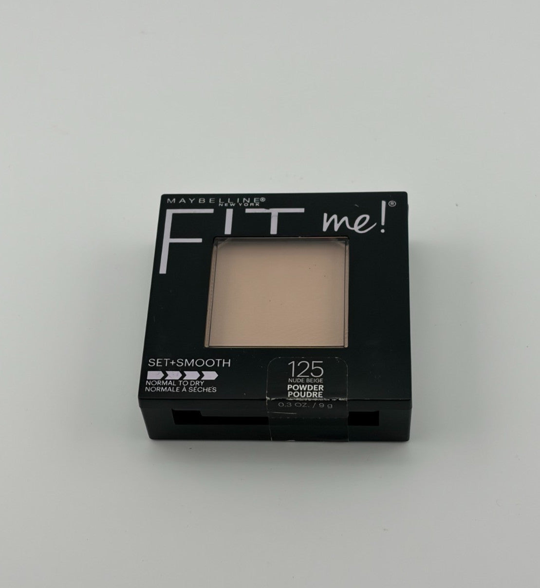 Maybelline New York Fit Me Set + Smooth Nude Beige 125 Pressed Powder - 0.3 Oz