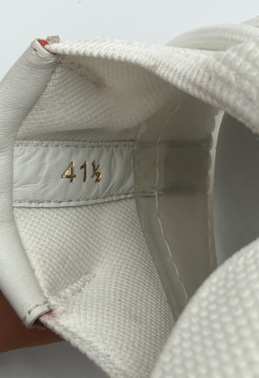 Authentic Christian Louboutin Arpoador Flat White Sneakers Size EU 41.5 US 8.5