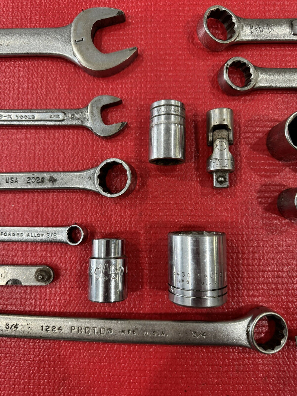 Vintage Lot of 30 USA Tools- Mac,S-K,Craftsman,Proto,NewBritain,Billings