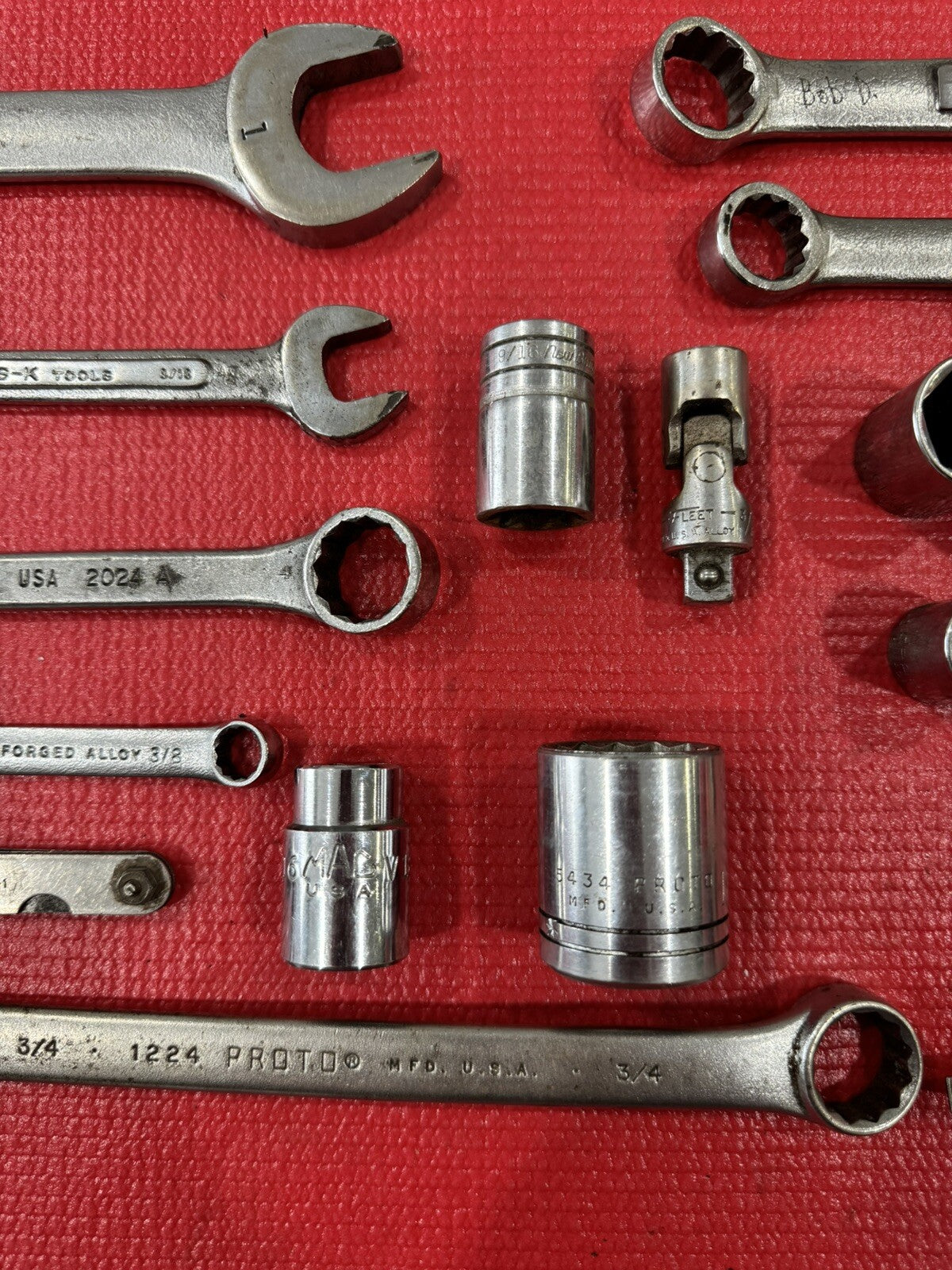 Vintage Lot of 30 USA Tools- Mac,S-K,Craftsman,Proto,NewBritain,Billings