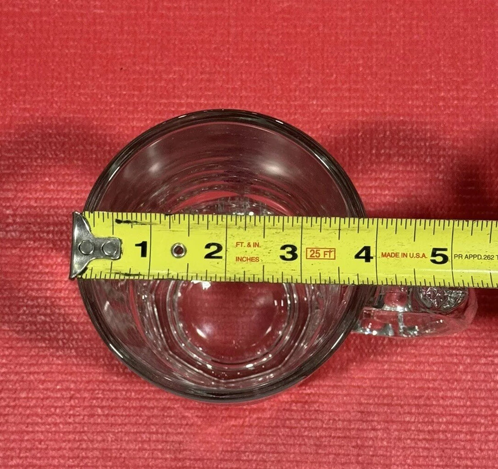 Vintage NEW 1997 Budweiser Anheuser Busch Beer Mug Heavy Glass 8” Tall