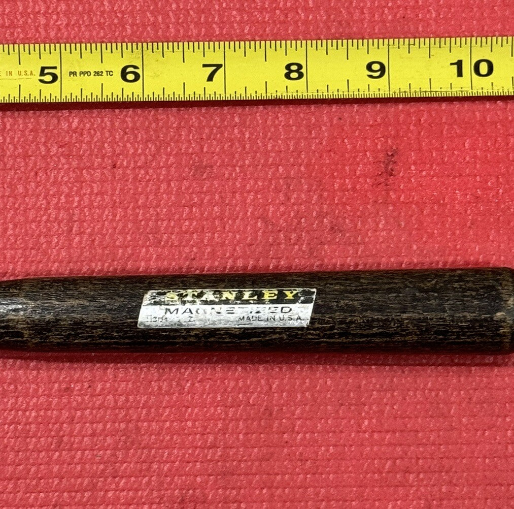 Vintage Stanley Magnetized 5oz. Tack Upholstery Hammer Made in USA