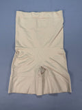 Women High Waisted Shapewear Short S Beige Tummy Control Seamless Body Shaper