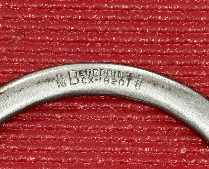 BLUE-POINT CX1820 Half Moon 9/16" x 5/8" 12 Pt Obstruction Wrench Made In USA M1