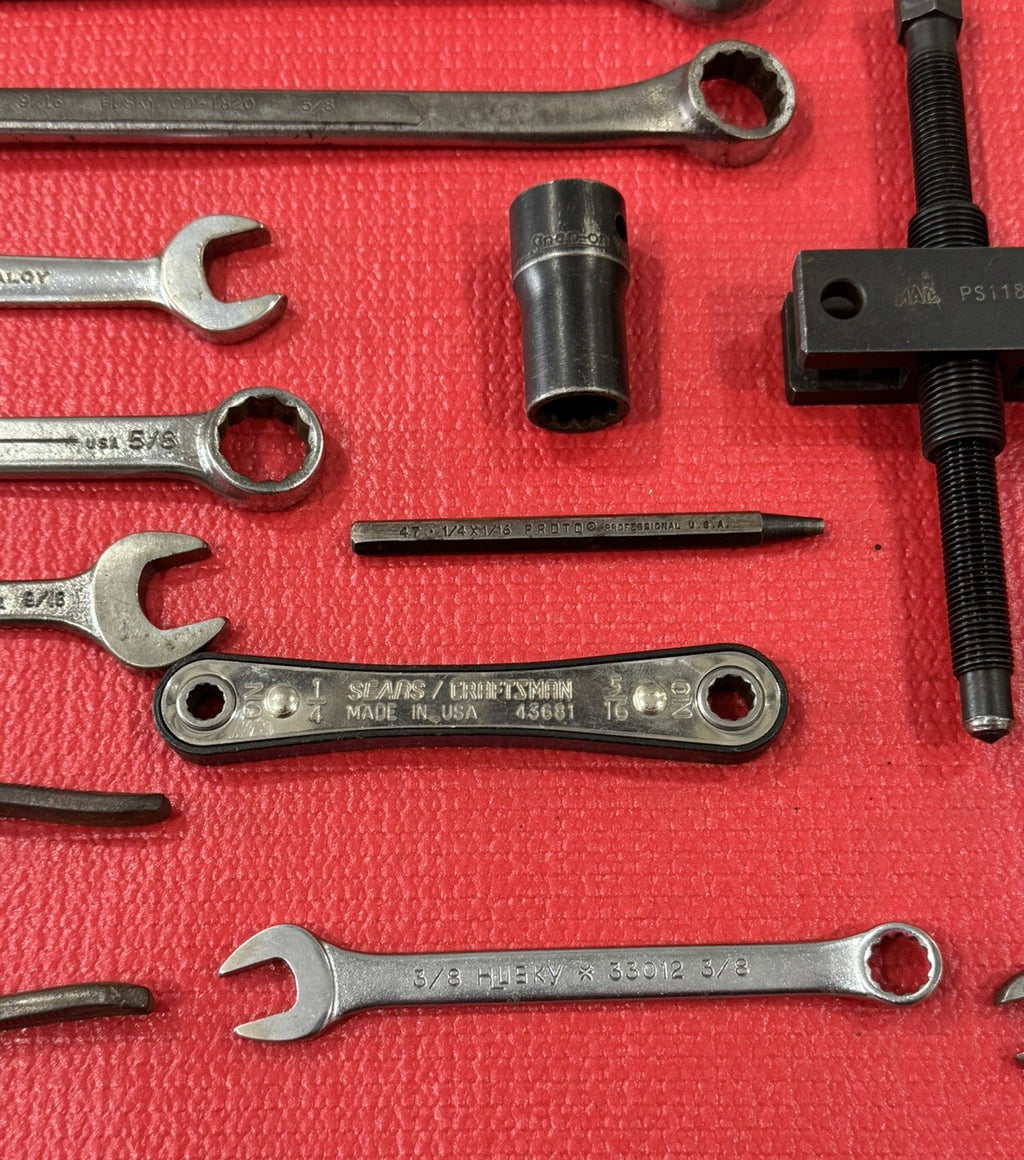 Vintage Lot of 30 USA Tools- Snap-on,Mac,Craftsman,Proto,Westline,Wizard,Bonney