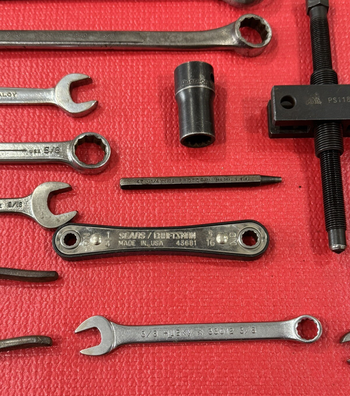 Vintage Lot of 30 USA Tools- Snap-on,Mac,Craftsman,Proto,Westline,Wizard,Bonney