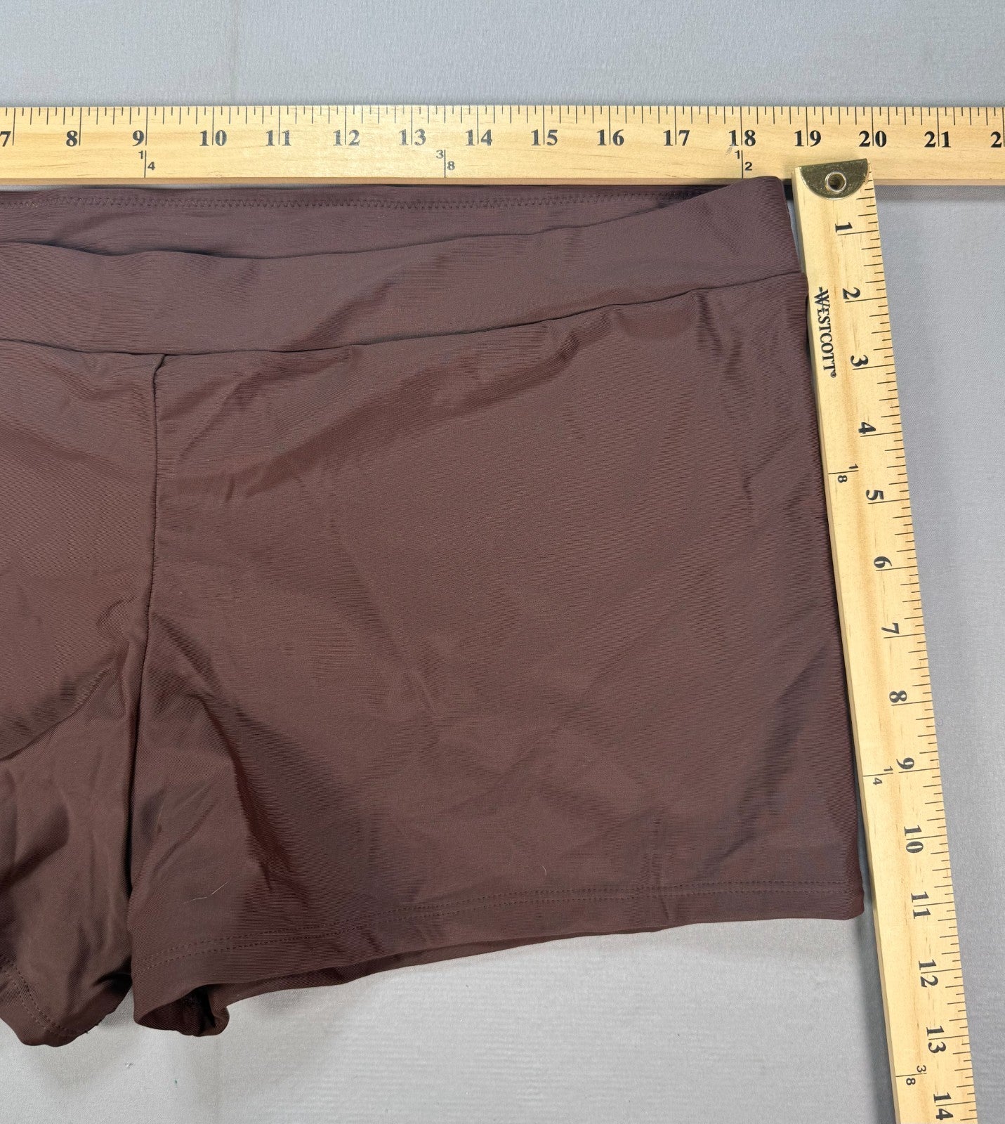 Yonique Two Piece Tankini Swimsuit Women's 4XL Brown Medallion Floral Summer