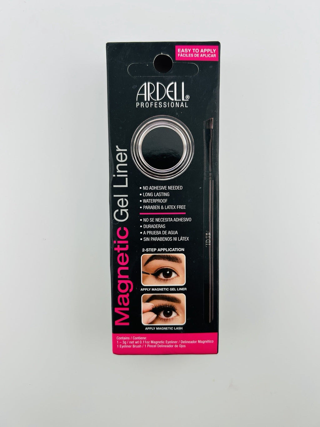 Ardell Professional Magnetic Gel Liquid Liner Black No Adhesive NEW
