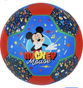 New Disney Mickey Mouse Soccer Ball Kids Blue Red Football Outdoor - Size 3