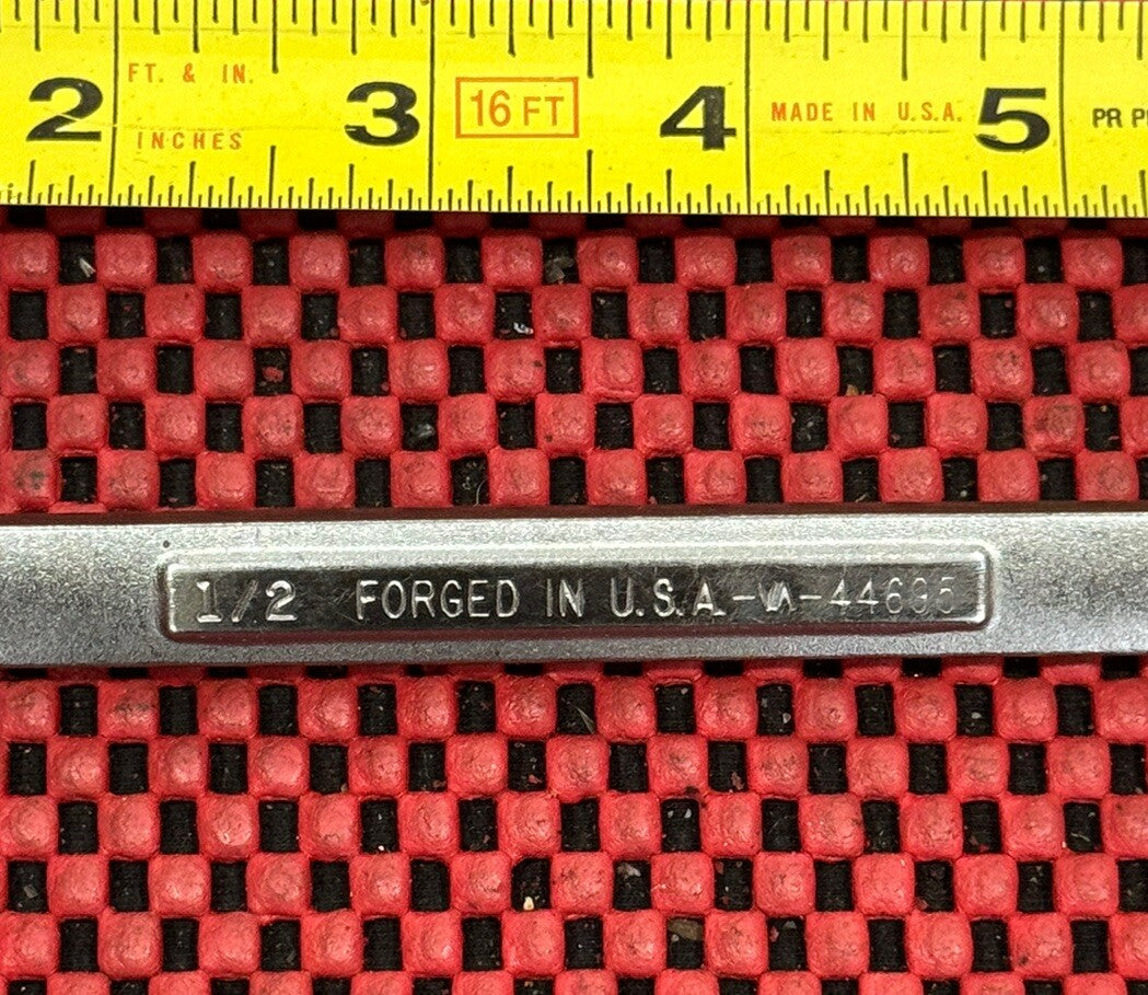 Craftsman NEW 1/2'' SAE Combination Wrench 12 Point -VA- 44695 MADE IN USA N3
